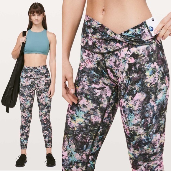 Lululemon Wunder Under High-Rise 7/8 Tight *Full-On Luon 25" Dappled Daze Multi - Picture 1 of 9